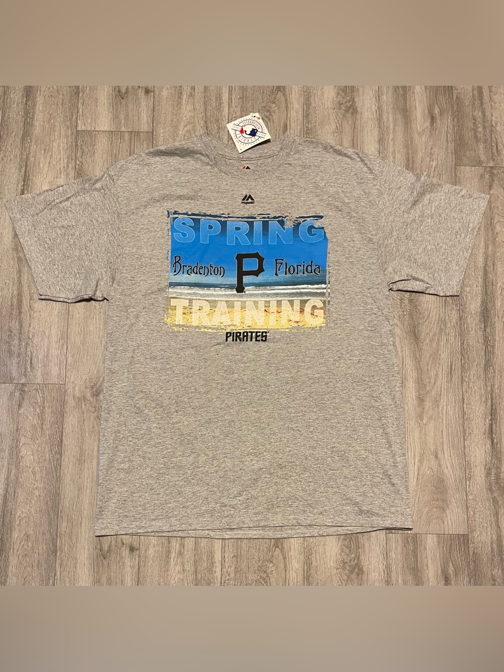 Majestic Size XL Pittsburg Pirates Spring Training Bradenton Flordia Shirt